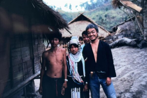 タイ北方山中アカ族の村で