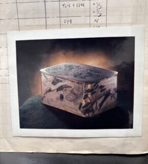 尾形光琳作「扇面貼交手箱」ポラロイド